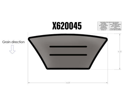 MAT, CD SEAT TS 7' SC/BLK