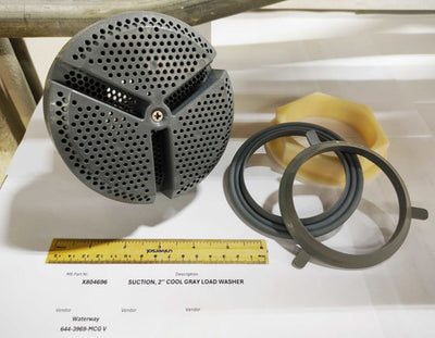 SUCTION, 2” COOL GRAY LOAD