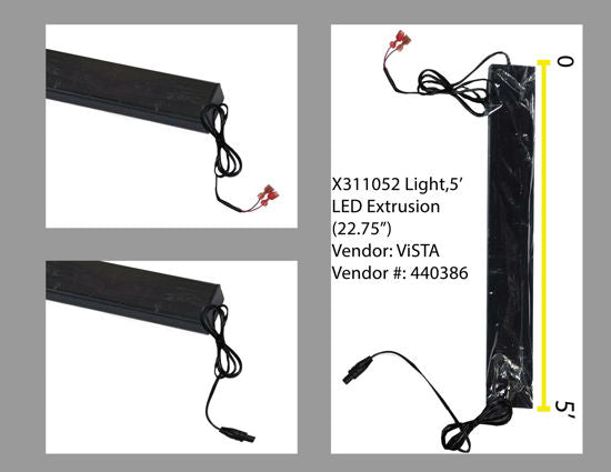 LIGHT , 5' W/LOGO LED EXTRU