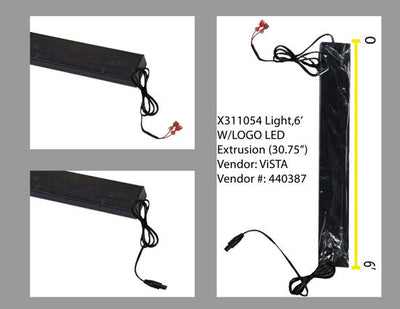 LIGHT 6, W/LOGO LED EXTRU