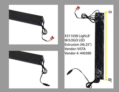 LIGHT , 8' W/LOGO LED EXTRU