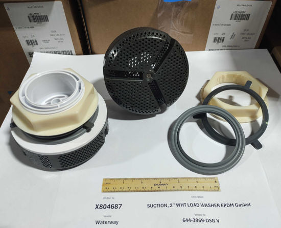 PR* SUCTION, 2'' WHT LOAD WASHE